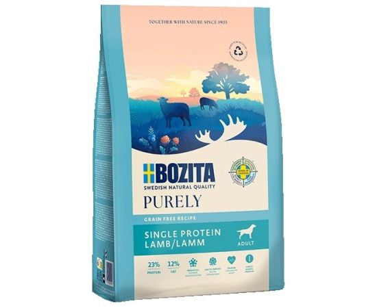 BOZITA Purely Adult Lamb - dry dog food - 11kg Suņu barība