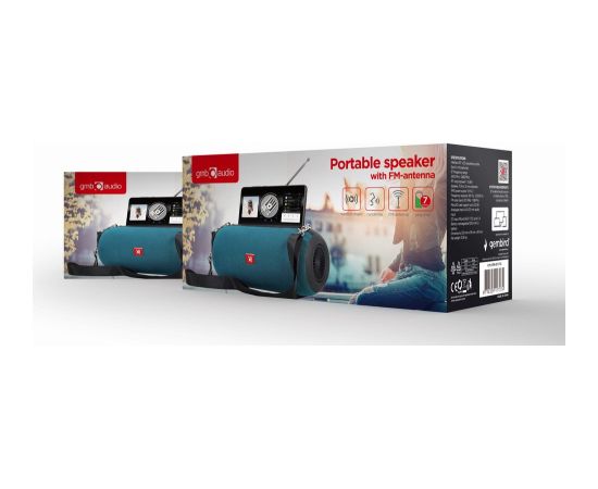 Gembird SPK-BT-17-G portable/party speaker Stereo portable speaker Green 5 W Jaunumi - Audio-Video