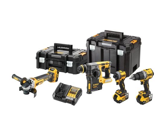 DeWalt DCK429P3T-QW Combo set DCD805 + DCG405 + DCH273 + DCF850, 18 V black, yellow Новинки Для дома и сада 