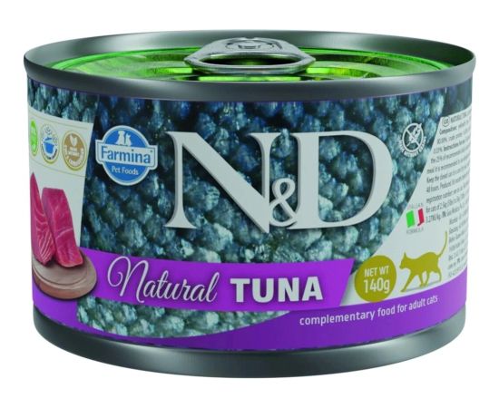 FARMINA N&D Cat Natural Tuna - wet cat food - 140 g Kaķu konservi