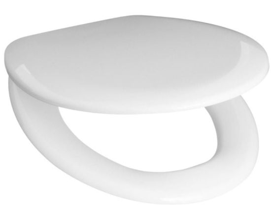 Jika poda sēdriņķis ar vāku Zeta, balts/hroms Напольные унитазы