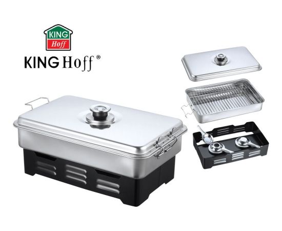 KingHoff KH-1180 Wędzarnia żelowa 42 cm x 27 cm Jaunumi -Dārzam