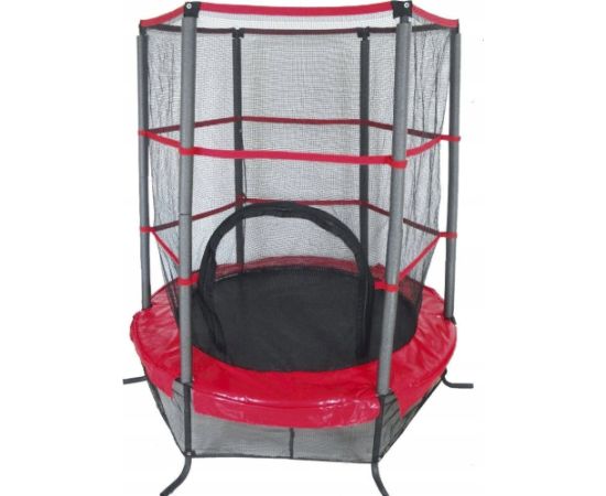 Trampolina Trampolina Z Siatką Czarno-Czerwona o śr. 137 cm Велосипеды