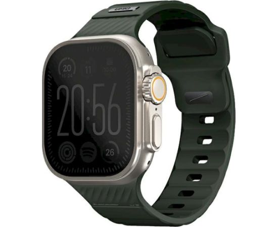 Uniq Stride FKM Rubber Ремешок для Apple Watch Series 1–9 / SE / SE2 / SE3 / Ultra 1 / 2 / 3 Smart pūlksteņu aksesuāri