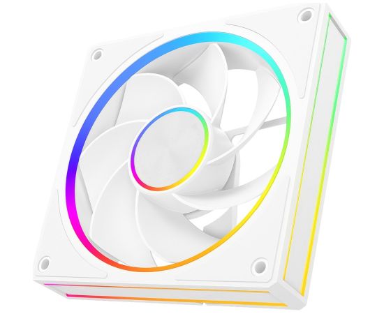 MODECOM VOLCANO LOOP 120 ARGB Reverse Fan White Korpusu dzesēšana