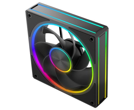 MODECOM VOLCANO LOOP 120 ARGB Reverse Fan Black Korpusu dzesēšana