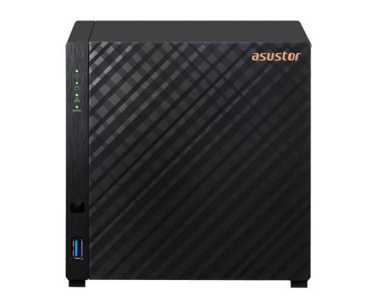 Asustor AS1204T NAS Tower Realtek RTD1619B 1 GB DDR4 0 TB ADM Black Serveru komponentes