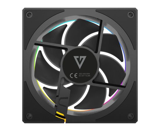 MODECOM VOLCANO LOOP 120 ARGB FAN Black Korpusu dzesēšana