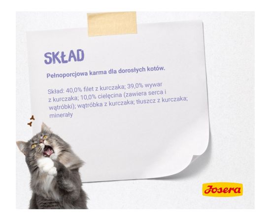 JOSERA Chicken fillet with veal - wet cat food - 70 g Kaķu konservi