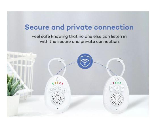 Mobile audio nanny Reach BM-1 white Mazuļu uzraudzības ierīces