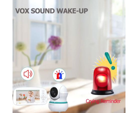 Mobile nanny Reach BM-5 white Mazuļu uzraudzības ierīces