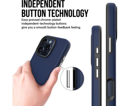 Чехол Perfectionists Triangle Mag Case Apple iPhone 17 Pro Max темно-синий Чехлы - альтернативные