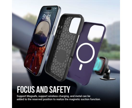 Чехол Perfectionists Triangle Mag Case Apple iPhone 17 Pro фиолетовый Чехлы - альтернативные