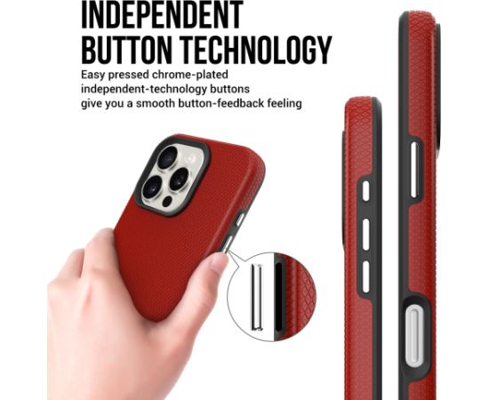 Чехол Perfectionists Triangle Mag Case Apple iPhone 17 Pro красный Чехлы - альтернативные