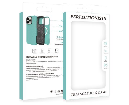 Чехол Perfectionists Triangle Mag Case Apple iPhone 17 розовое золото Чехлы - альтернативные