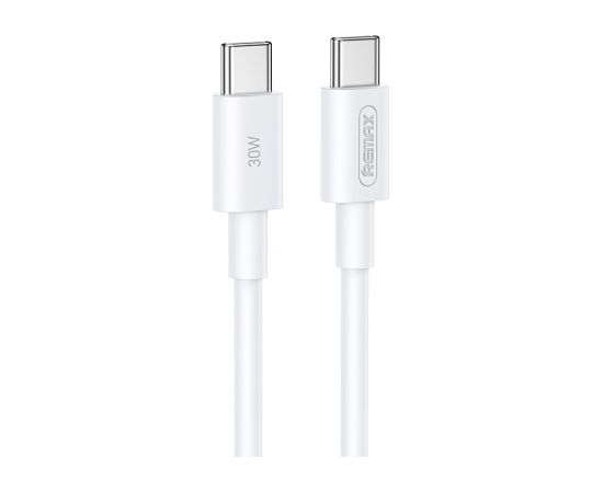 USB cable Remax RC-C021 USB-C to USB-C 30W 2.0m white Data USB kabeļi