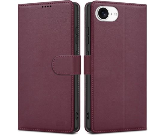 Case Fancy Wallet Samsung A536 A53 5G burgundy Neoriģinālie Maciņi