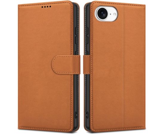 Case Fancy Wallet Samsung A155 A15 4G/A156 A15 5G brown Neoriģinālie Maciņi