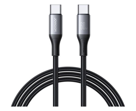 USB cable Joyroom S-A28 USB-C to USB-C 60W 2.0m black Data USB kabeļi
