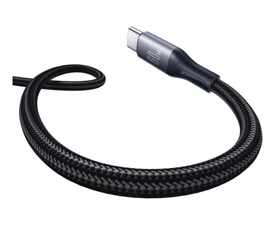 USB cable Joyroom S-A28 USB-C to USB-C 60W 2.0m black Data USB kabeļi
