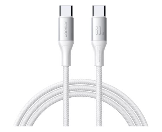 USB кабель Joyroom S-A28 USB-C to USB-C 60W 1.0m белый Дата USB-кабели
