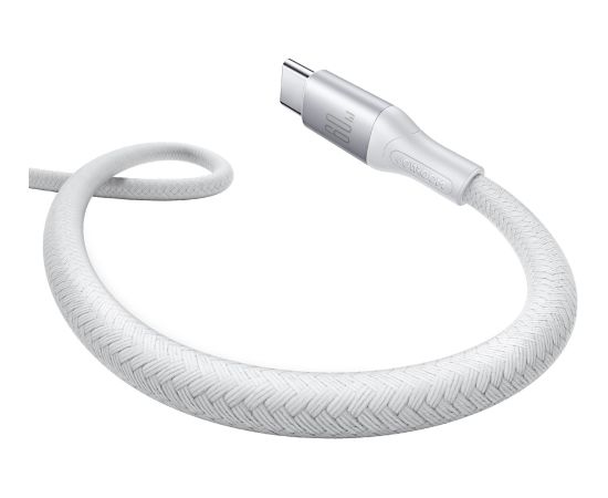 USB кабель Joyroom S-A28 USB-C to USB-C 60W 1.0m белый Дата USB-кабели