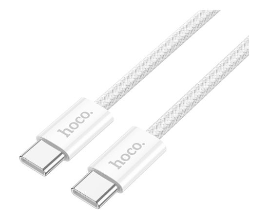 USB кабель Hoco X104 60W USB-C to USB-C 2.0m белый Дата USB-кабели