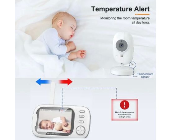 Mobile nanny Reach MN-2 white Mazuļu uzraudzības ierīces