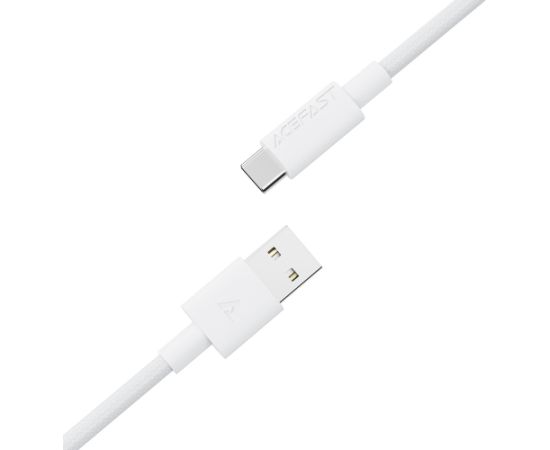 USB кабель Acefast C18-04 USB-A to USB-C 1.2m белый Дата USB-кабели