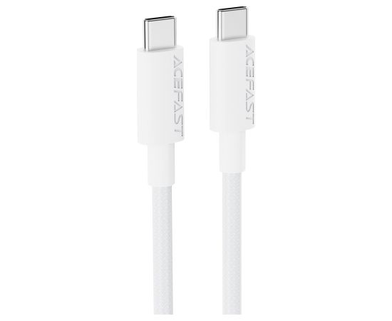 USB кабель Acefast C18-03 60W USB-C to USB-C 1.2m белый Дата USB-кабели