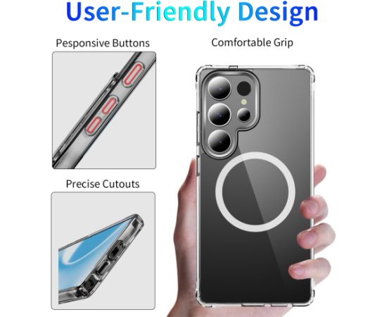 Perfectionists Clear Mag Case Samsung S936 S25 Plus clear Neoriģinālie Maciņi