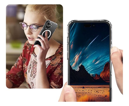 Чехол Perfectionists Clear Mag Case Apple iPhone 16 Plus прозрачный Чехлы - альтернативные