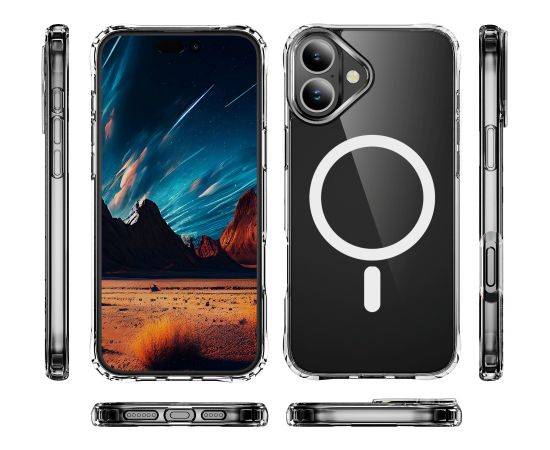 Чехол Perfectionists Clear Mag Case Apple iPhone 16 Plus прозрачный Чехлы - альтернативные