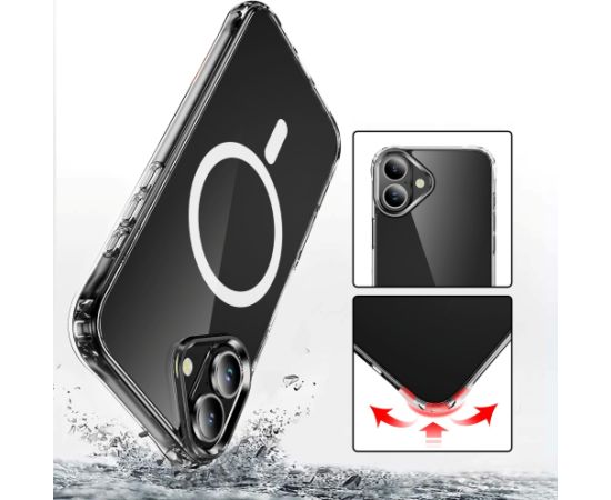 Perfectionists Clear Mag Case Apple iPhone 16 clear Neoriģinālie Maciņi