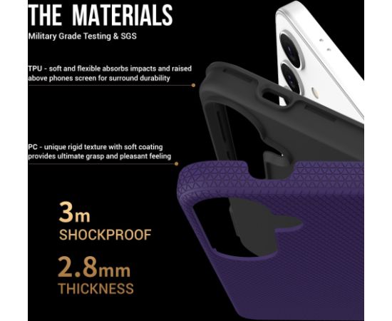 Чехол Perfectionists Triangle Case Samsung A566 A56 5G фиолетовый Чехлы - альтернативные