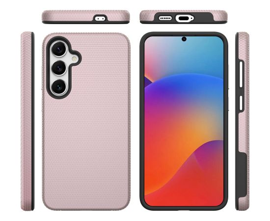 Perfectionists Triangle Case Samsung A556 A55 5G rose gold Neoriģinālie Maciņi