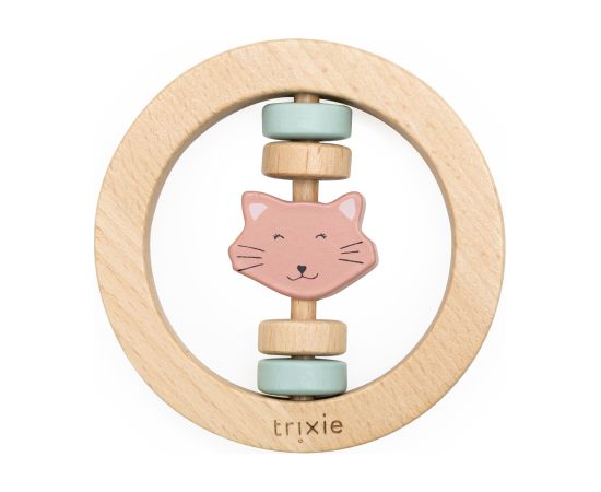 Trixie apaļa koka rotaļlieta mazulim, kaķis, 6m+ - 36-230 Jaunumi, Bērnu preces