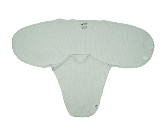 Lodger Bundler Solid kokvilnas autiņš mazuļa ietīšanai, Peppermint - BN 104 Miega guļammaisi, pidžamas