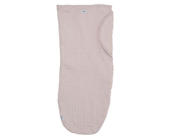 Lodger Bundler Solid kokvilnas autiņš mazuļa ietīšanai, Powder - BN 023 Miega guļammaisi, pidžamas