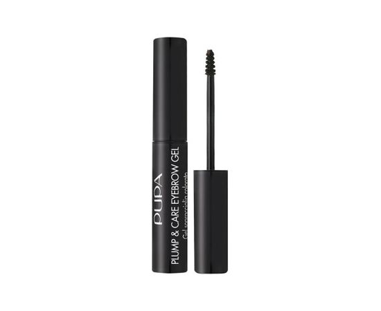 Pupa Plump & Care Eyebrow Gel - Pečující gel na obočí 3 ml 002 Brown Духи и косметика