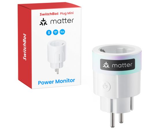 Switchbot Plug Mini(EU) socket. Viedās rozetes