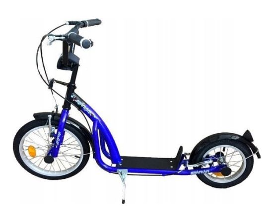 Hulajnoga Hulajnoga Niebieska Dwukołowa Z Pompowanymi Kołami 16/12 " Велосипеды