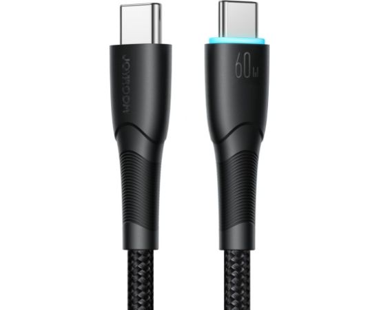 Joyroom   Joyroom Starry Series SA32-CC3 USB-C / USB-C cable 60W 1m - black Data USB kabeļi