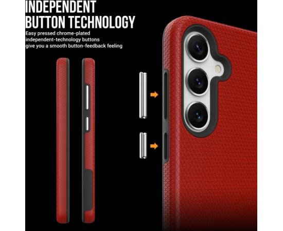 Чехол Perfectionists Triangle Case Samsung S721 S24 FE красный Чехлы - альтернативные