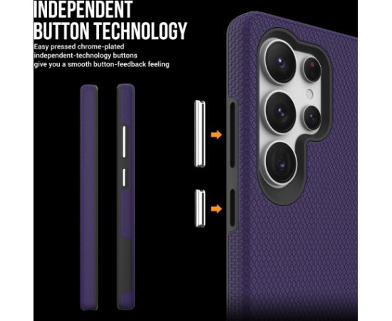Perfectionists Triangle Case Samsung S938 S25 Ultra purple Neoriģinālie Maciņi