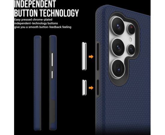 Чехол Perfectionists Triangle Case Samsung S928 S24 Ultra темно-синий Чехлы - альтернативные