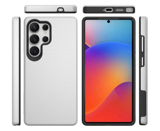 Чехол Perfectionists Triangle Case Samsung S928 S24 Ultra серебристый Чехлы - альтернативные