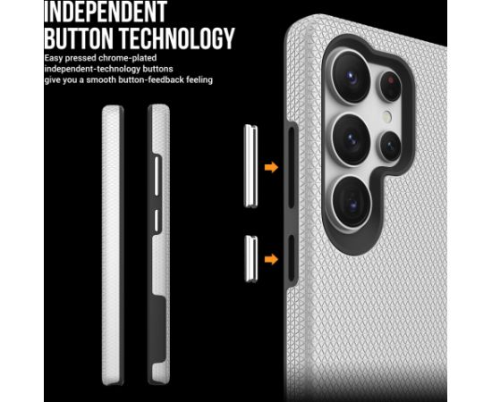 Чехол Perfectionists Triangle Case Samsung S928 S24 Ultra серебристый Чехлы - альтернативные