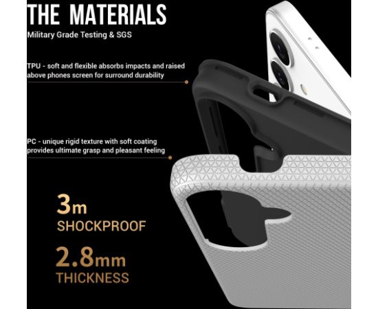 Чехол Perfectionists Triangle Case Samsung S926 S24 Plus/S936 S25 Plus серебристый Чехлы - альтернативные