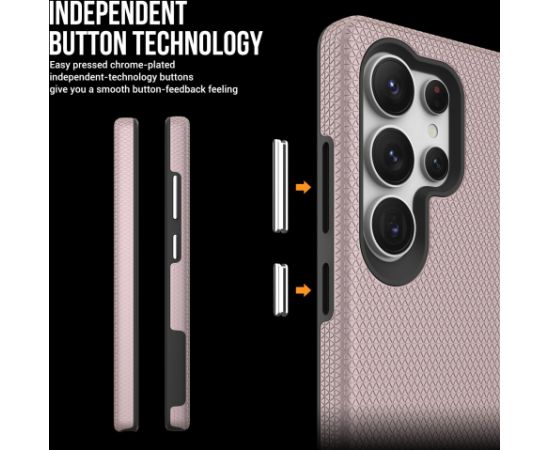 Perfectionists Triangle Case Samsung S918 S23 Ultra 5G rose gold Neoriģinālie Maciņi